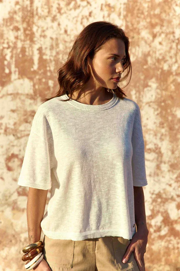 Knitted t-shirt MIRLEY