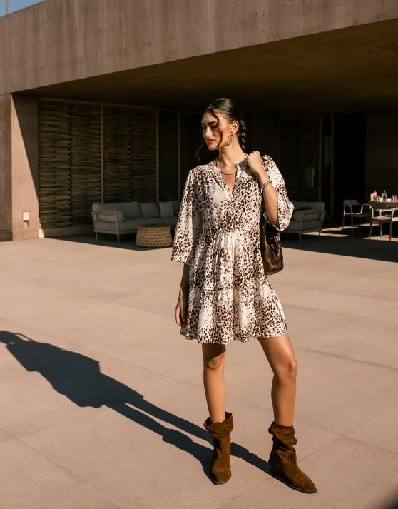 Dress Reyeline Leo Bleached