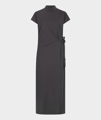 Dress long waist detail