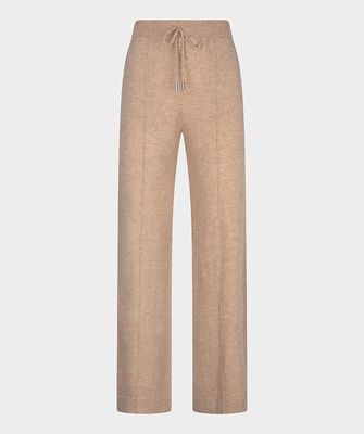 Trousers knit fine chain wool