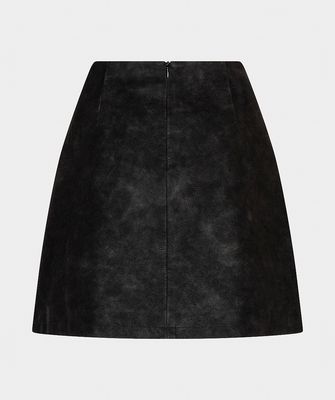 Skirt pockets structured PU