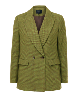 Wool Vichy Check Blazer