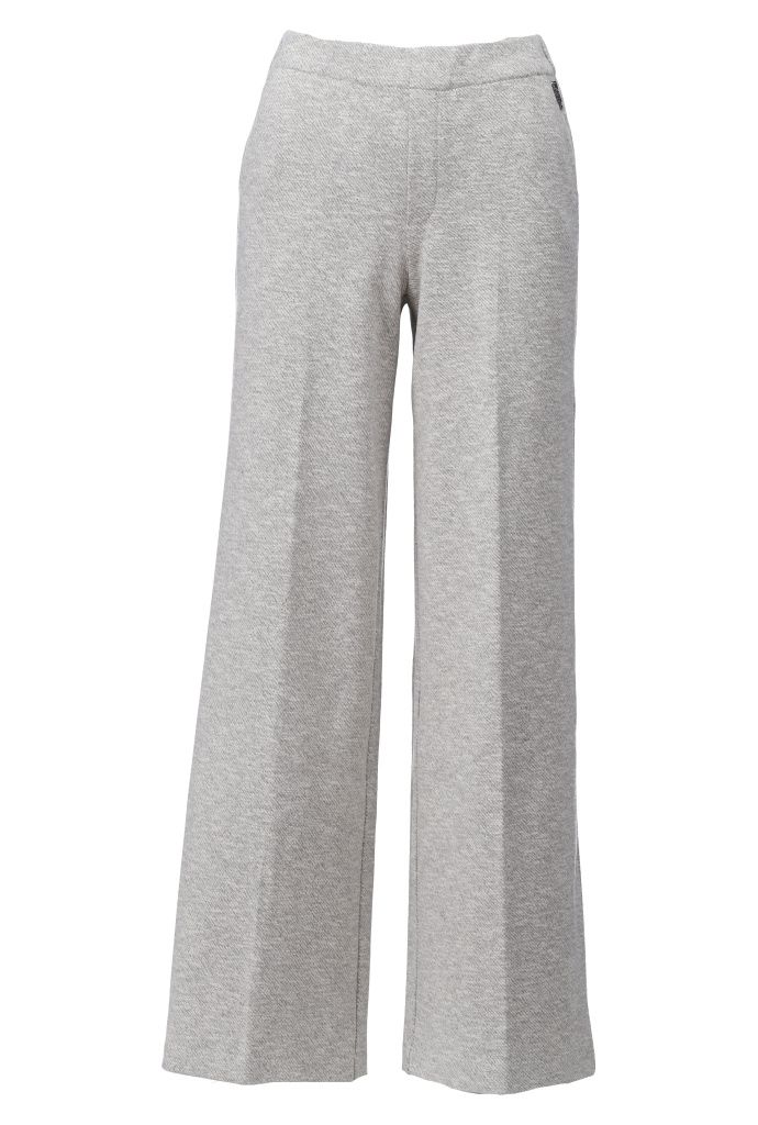 Broek met gespikkeld motief