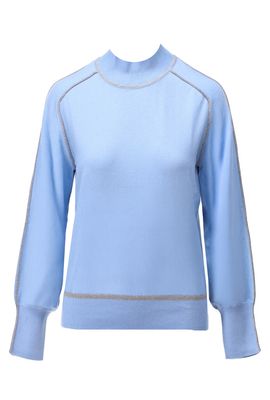 Pullover opstaande kraag &amp; bies