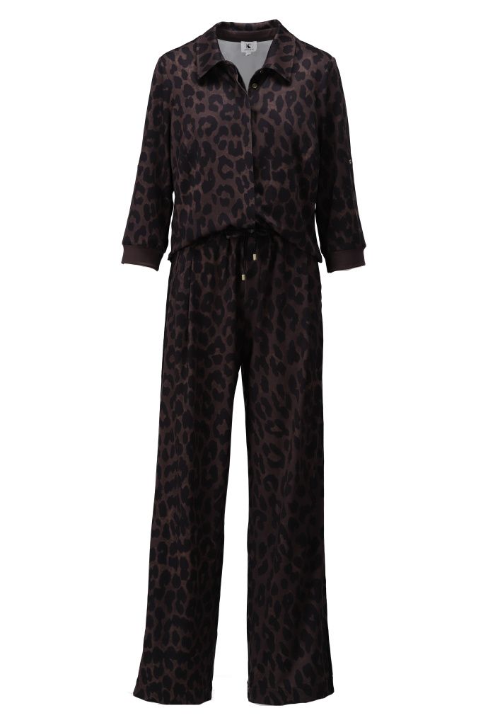 Jumpsuit met slangenprint