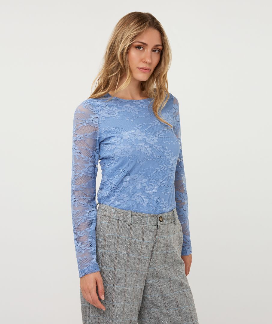 Top l/slve lace