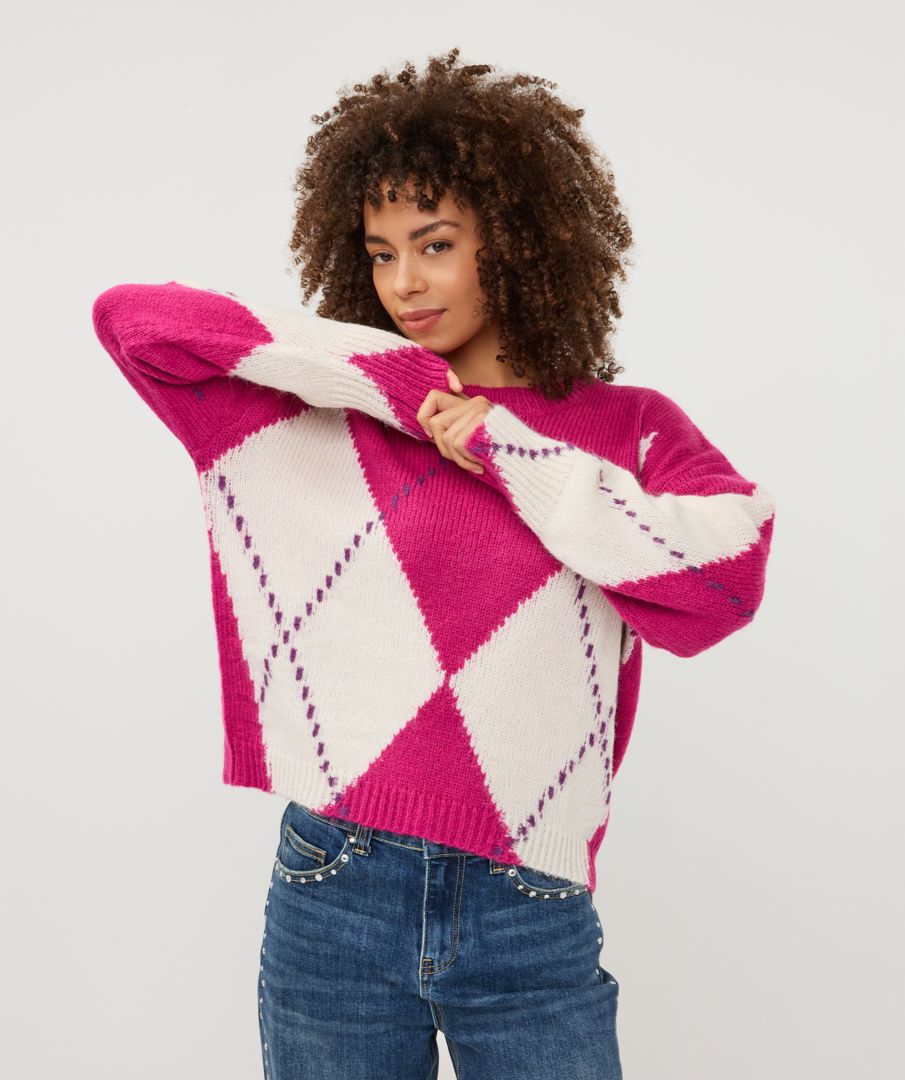 Sweater big argyle