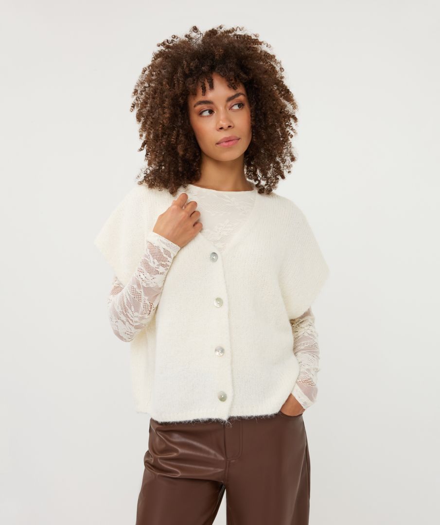 Cardigan slv/lss knit