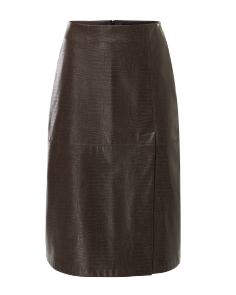 Croco pu skirt