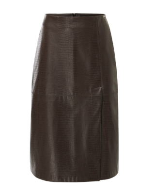 Croco pu skirt