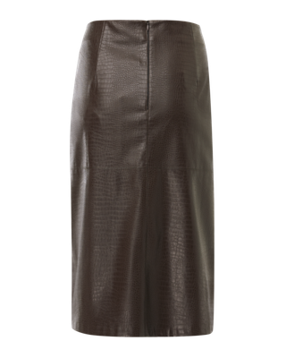 Croco pu skirt