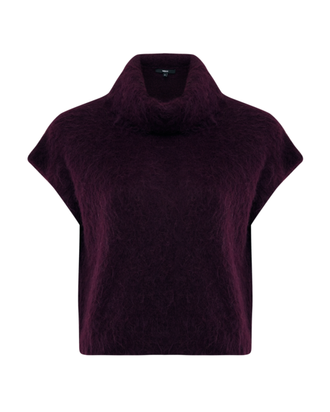 Sleeveless roll neck top