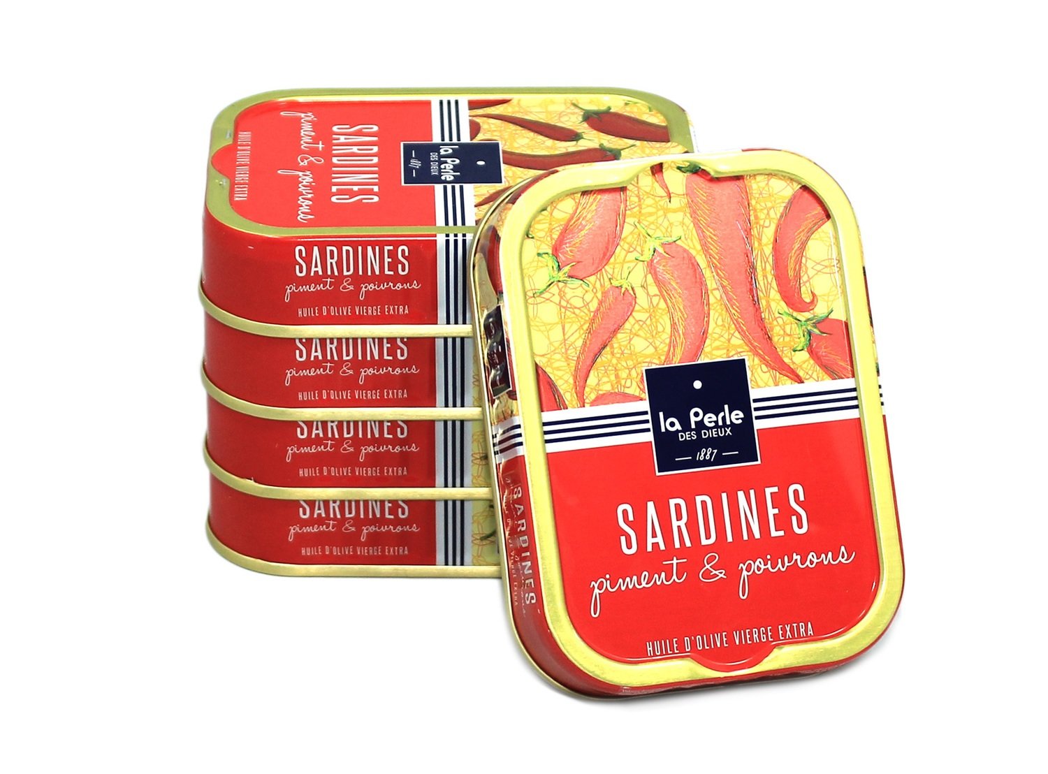 La Perle des Dieux Sardines Piment & Poivrons La Perle des Dieux Sardines Piment & Poivrons