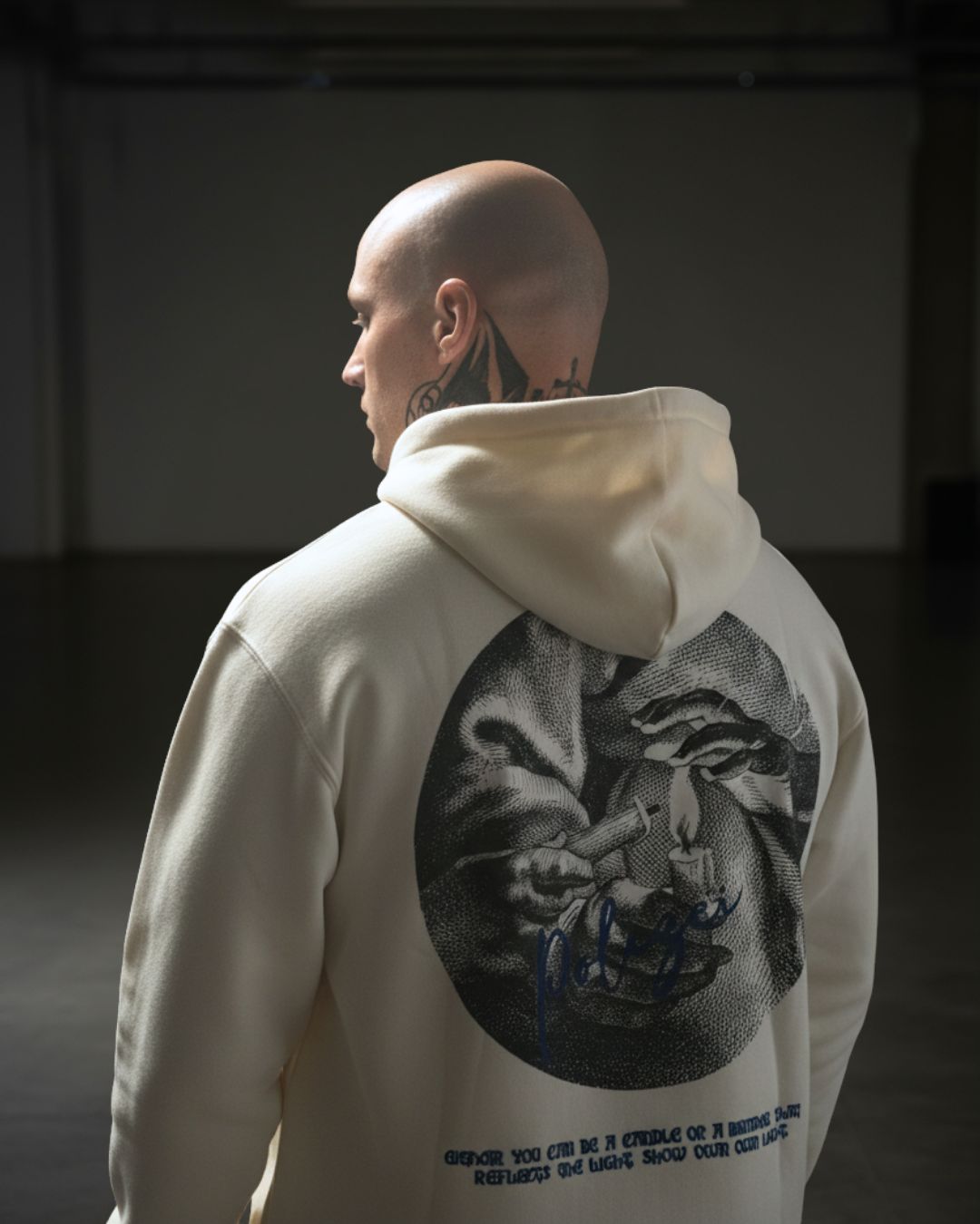 Light &amp; Shadow Graphic Hoodie