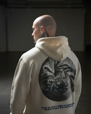 Light &amp; Shadow Graphic Hoodie