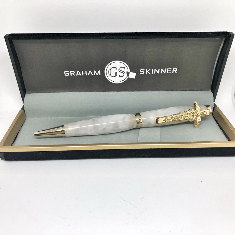 Dr. Bolin Pen in Crushed Pearl