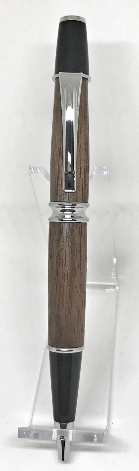 Babbio Chrome Pen in Walnut