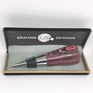 Maxwell Wine Stopper - Red