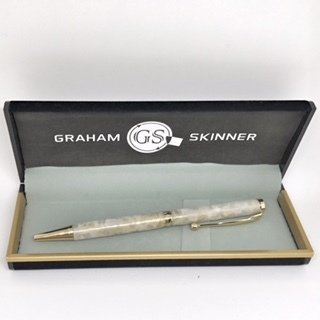 Bailey Gold Pen in Crushed Pearl