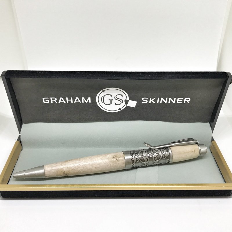 Kiki Crape Myrtle Pen in Antique Pewter