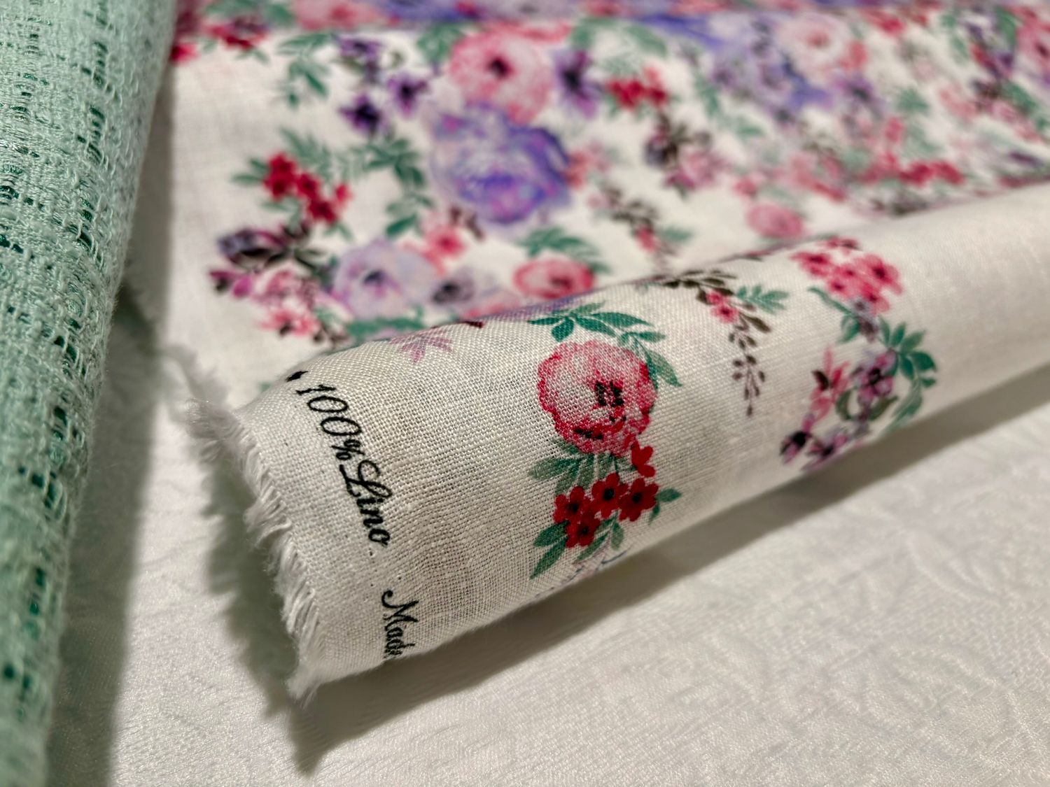 designer 100 % Linnen 00724 ( Lila )