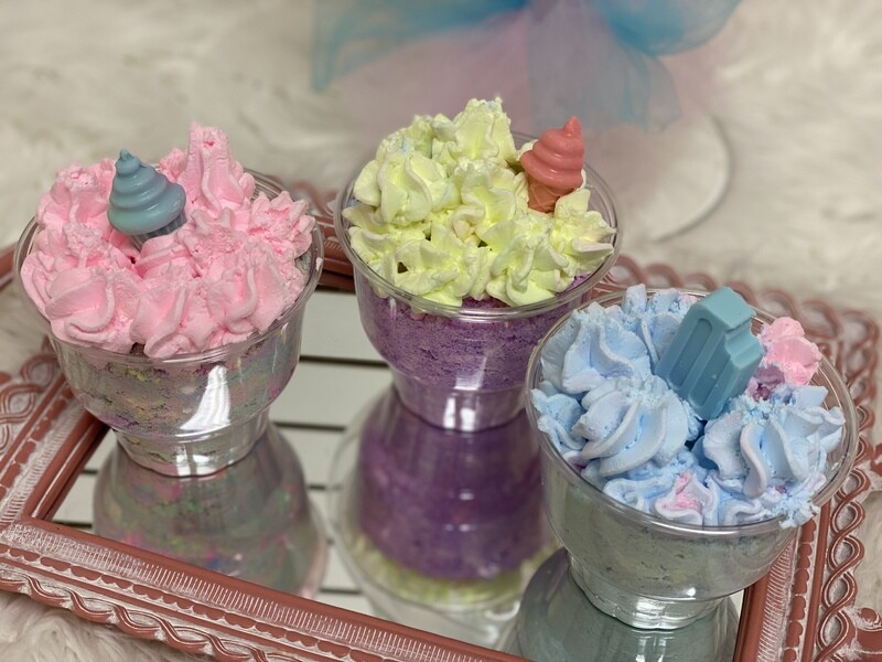 Large Whipped soap magical dust sundae’