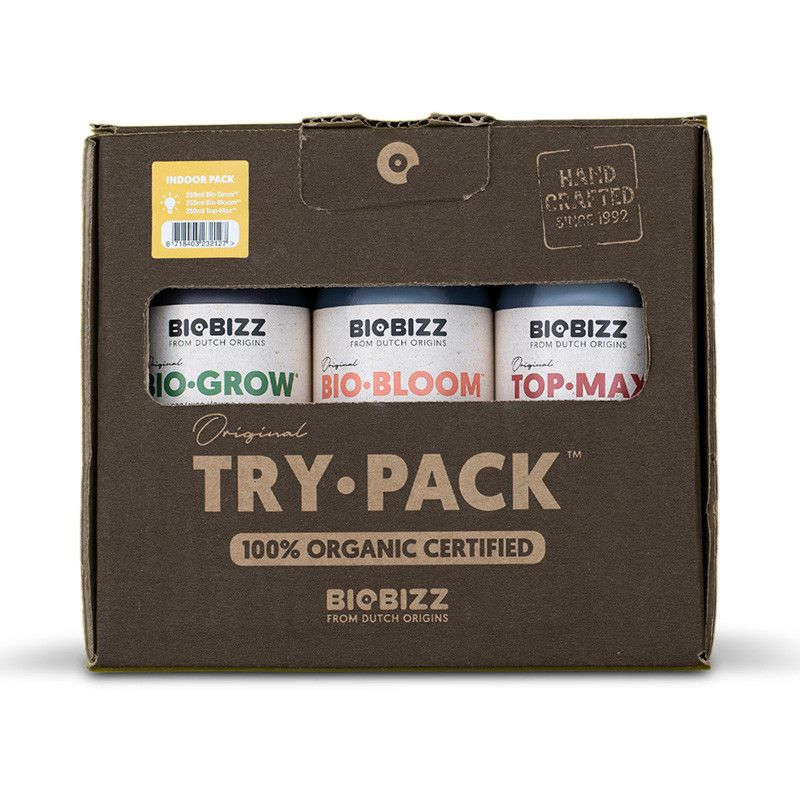 Try Pack Indoor - Pack engrais organique intérieur - BIOBIZZ