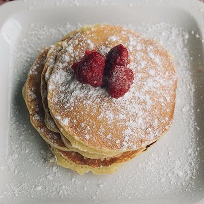 Cornmeal Lemon Pancakes