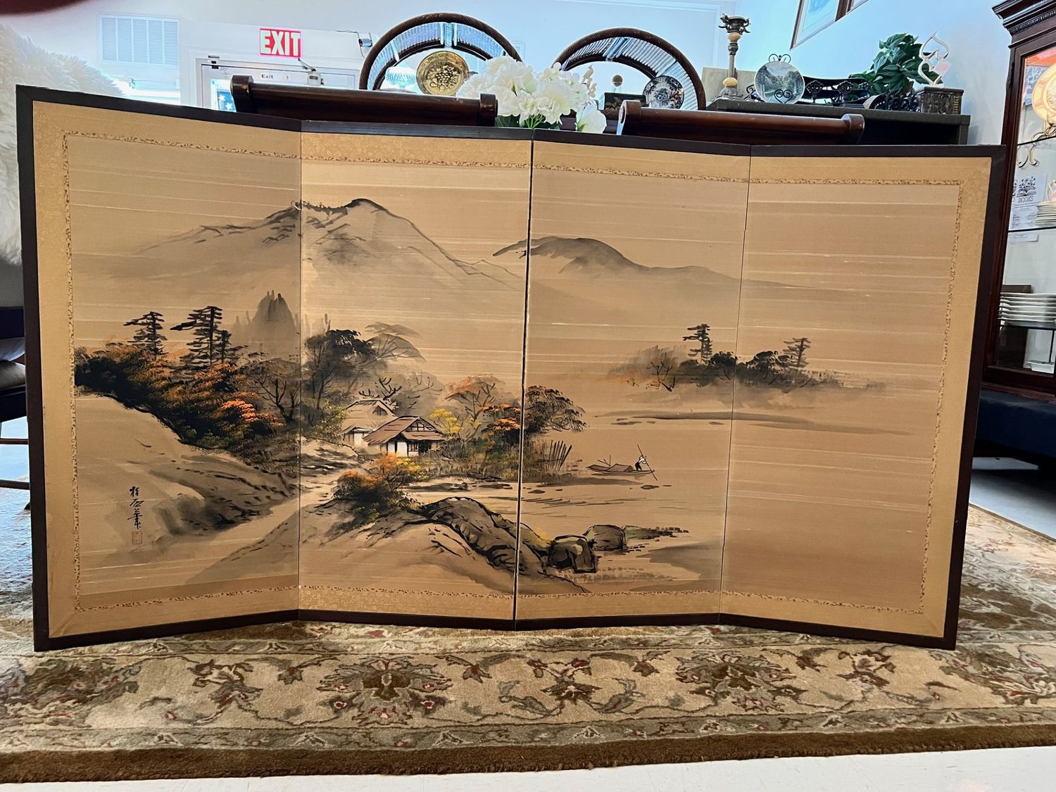 Vintage Japanese Screen/Divider