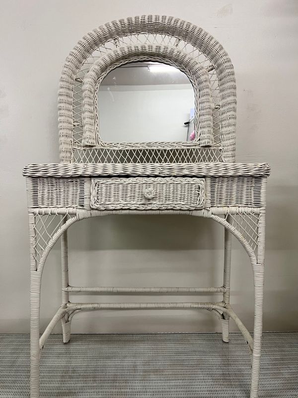 Wicker Vanity