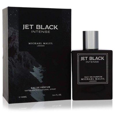 Jet Black Intense by Michael Malul For Men 3.4 oz Eau de Parfum Spray - perfumesandrea