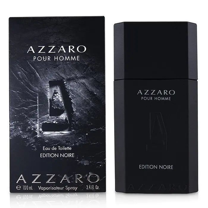 Azzaro Pour Homme Edition Noir 3.4 oz Eau De Toilette Spray - perfumesandrea
