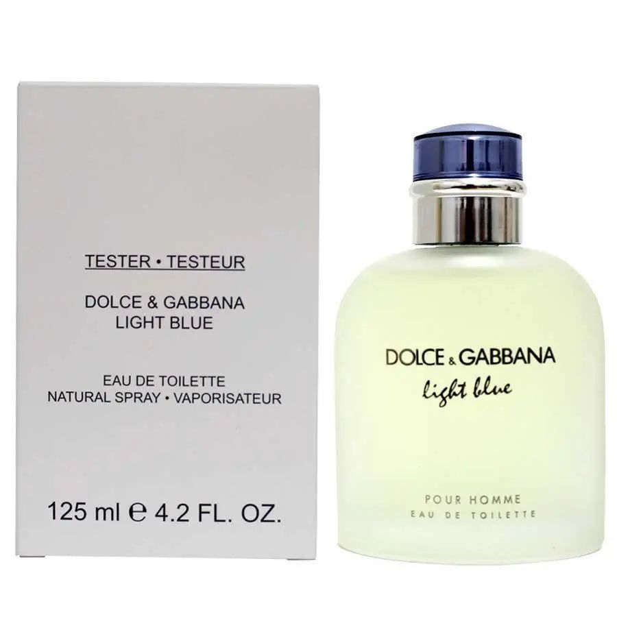 Light Blue by Dolce & Gabbana For Men 4.2 oz EDT Spray (Tester) - perfumesandrea