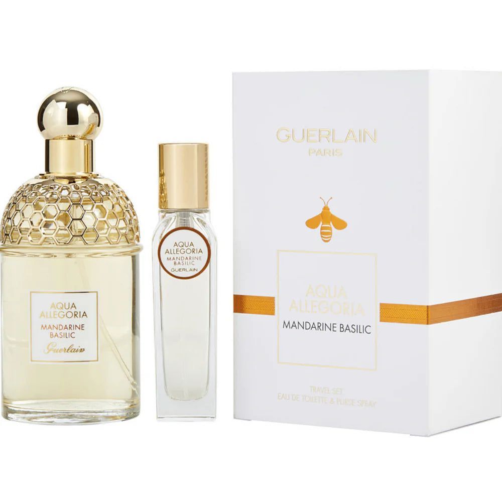 Aqua Allegoria Mandarine Basilic By Guerlain For Women 3.4 oz (2pc Gift Set) - perfumesandrea