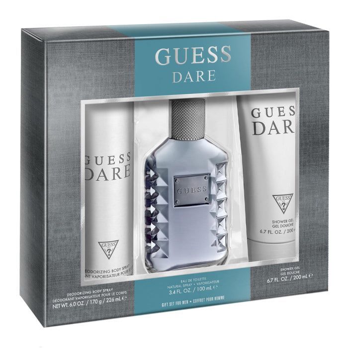 Dare By Guess For Men (3pc Gift Set) - perfumesandrea