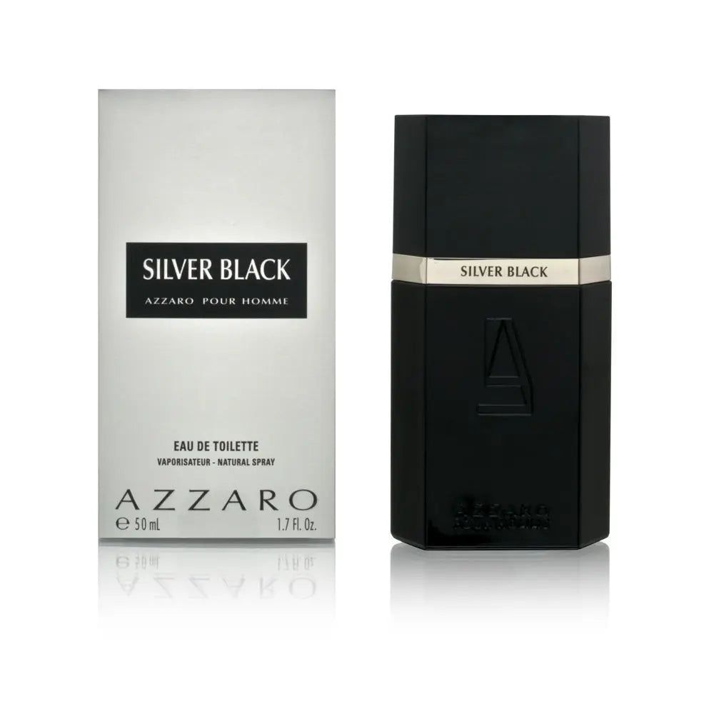 Silver Black By Azzaro Pour Homme 1.7 oz Eau De Toilette Spray - perfumesandrea