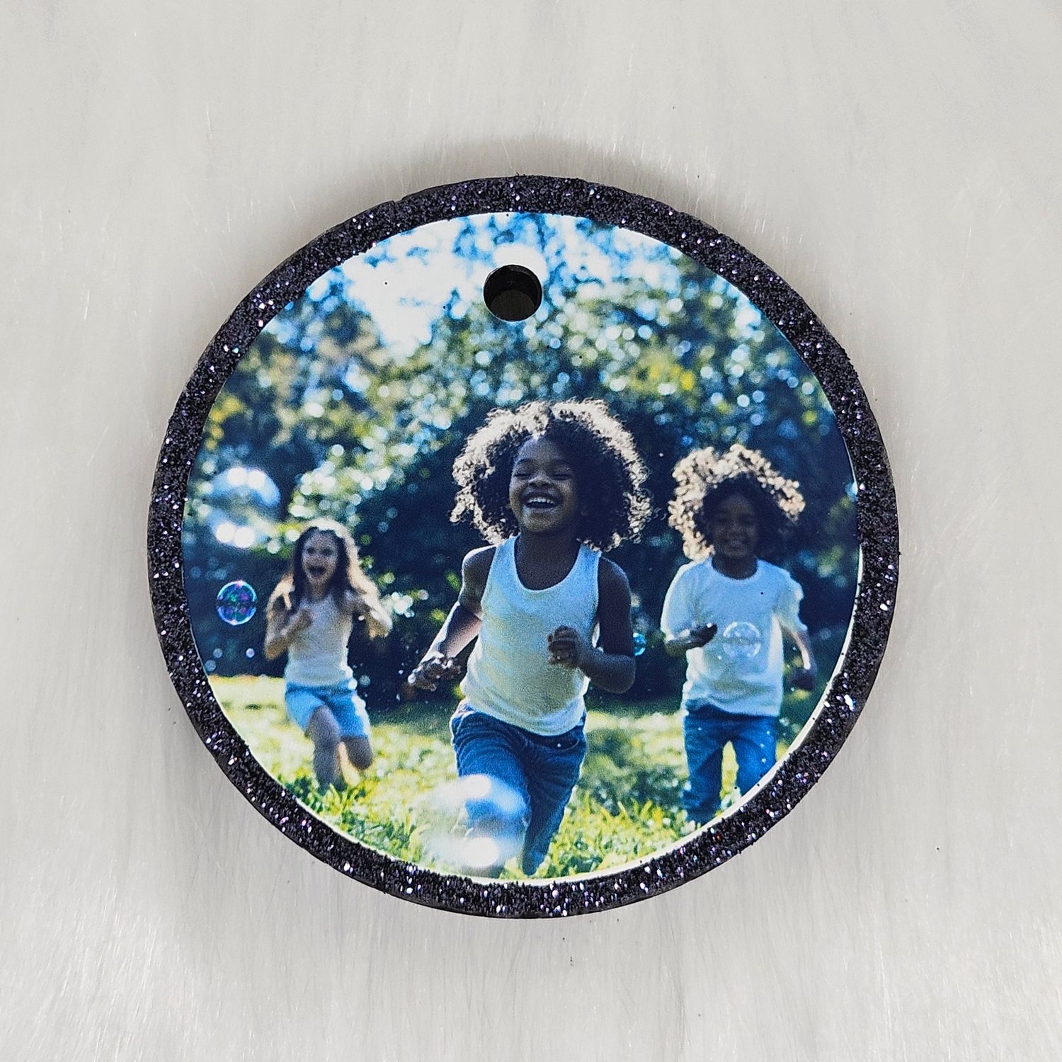 Custom Circle Freshie with Freshie Color and Trim