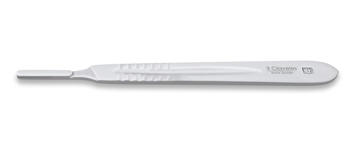 Bisturí inoxidable 13 cm.sterilizable.