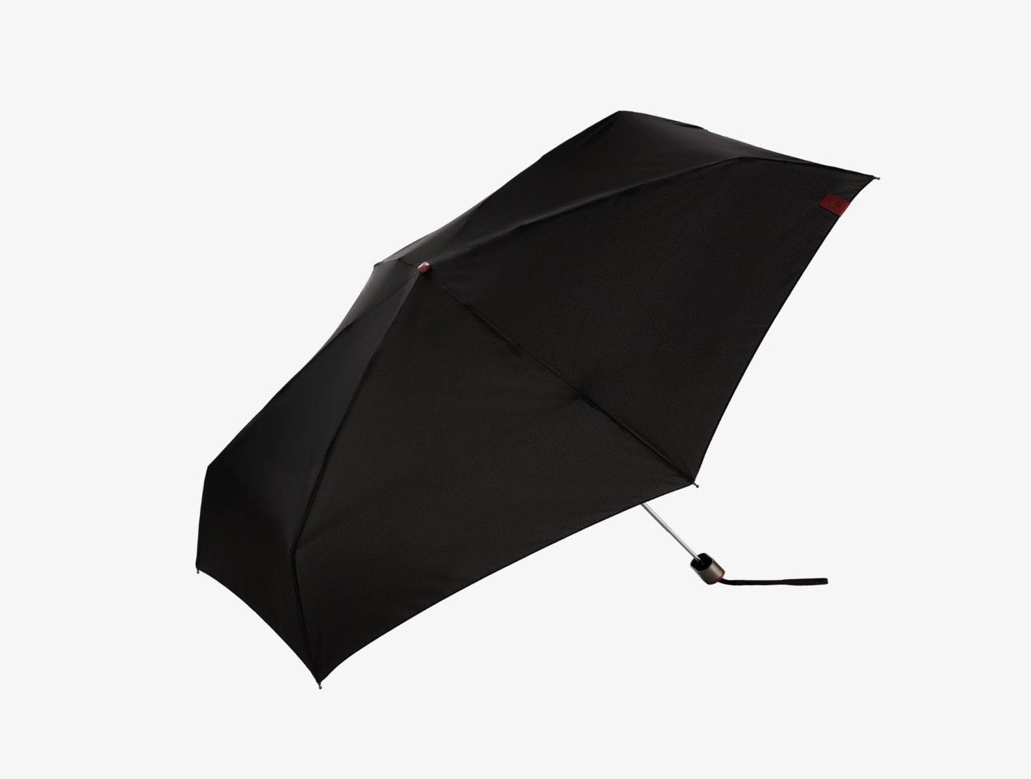 Paraguas plegable mini negro 17 cm.