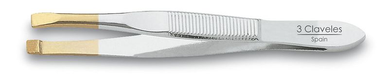 Pinza  Depilar Recta 8cm.