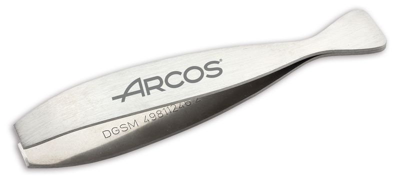 Pinza pescado inox.