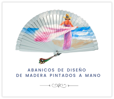 Abanicos pintados a mano