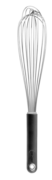 Batidor 30cm.mango termosellado.