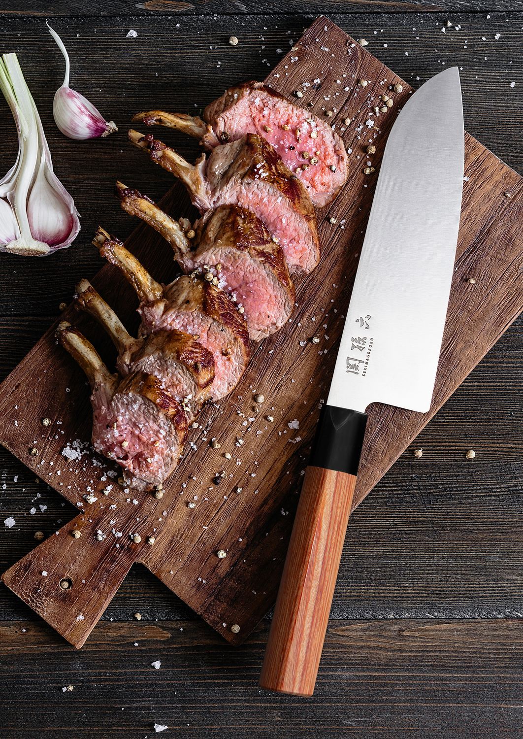 Cuchillo Magoroku Santoku 17cm.