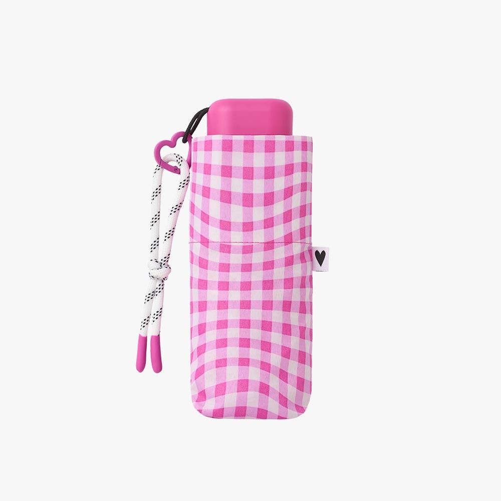 Paraguas mini estampado vichy.