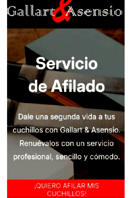 Servicio de Afilado