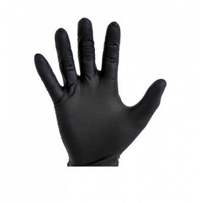 Guantes Desechables Negro.