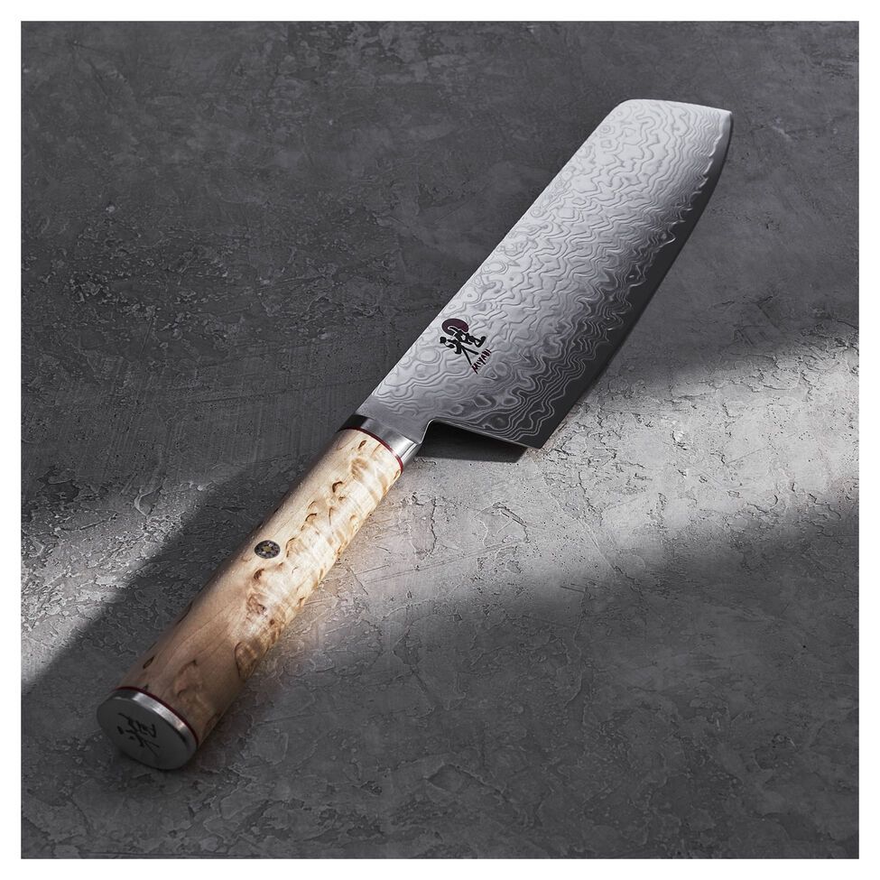Cuchillo Nakiri 17 cm, Abedul.