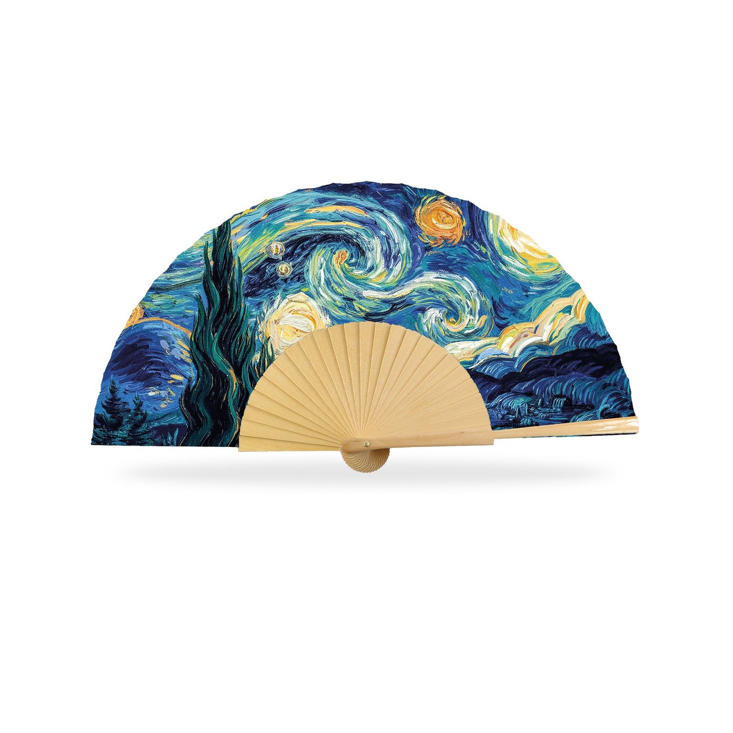 Abanico Arte madera.