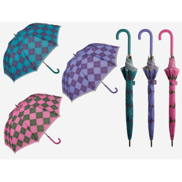 Paraguas Largo Rombos🔶️🔷️.